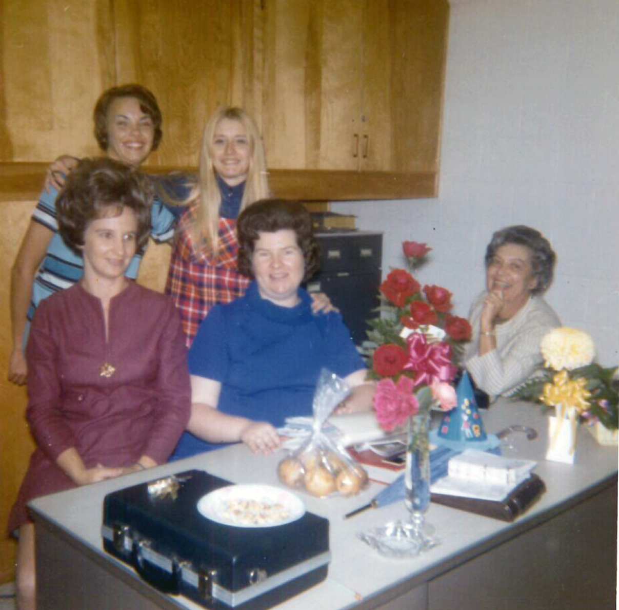 Cheryl Deas McCall at NFJC Guidance Office 1969-1971