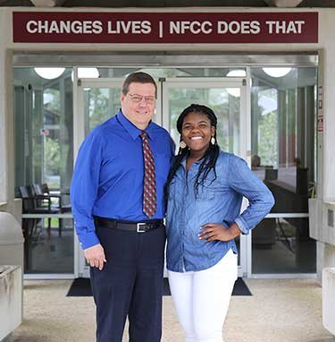 NFCC President John Grosskopf and Monica Powe