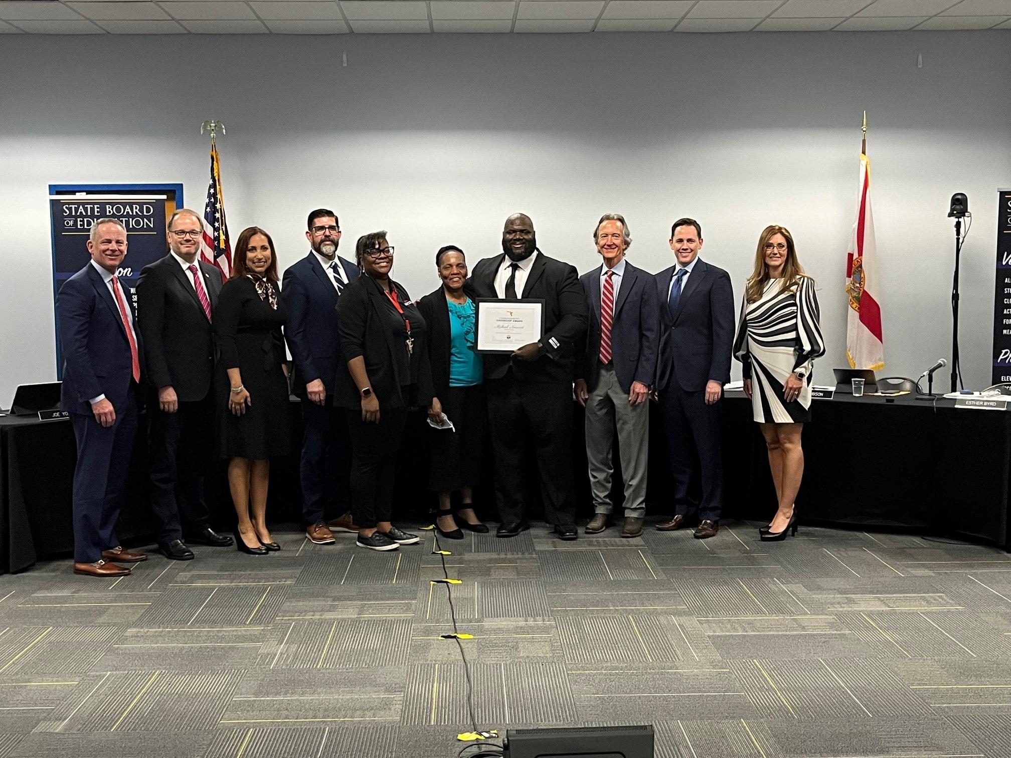 Michael Norwood 2023 FLDOE Board Recognition