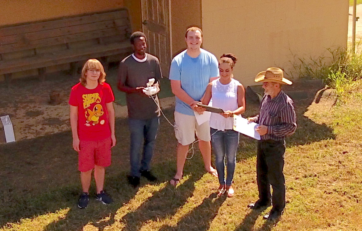 YEC Team flies at the Baseball Field